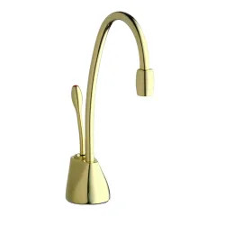 Click here to see Insinkerator F-GN1100FG InSinkErator Indulge Contemporary Instant Hot Water Faucet, French Gold - F-GN1100FG