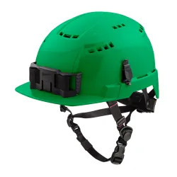 Click here to see Milwaukee 48-73-1326 Milwaukee BOLT Type 2 Class C Safety Helmet, Front Brim Vented, Green - 48-73-1326