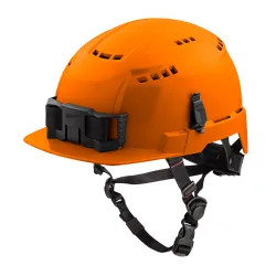 Click here to see Milwaukee 48-73-1332 Milwaukee BOLT Type 2 Class C Safety Helmet, Front Brim Vented, Orange - 48-73-1332