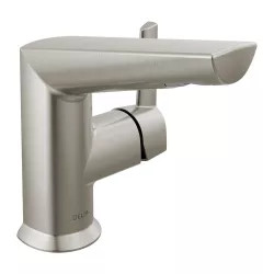 Click here to see Delta 572-SS-PR-MPU-DST Delta Galeon Side-Handle Stainless Lavatory Faucet, Metal Pop-Up, Lumicoat, 1.2 GPM, DIAMOND Seal, Lever Handle - 572-SS-PR-MPU-DST