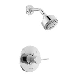 Click here to see Delta T14259-PP Delta Trinsic Monitor 14 Series Single-Handle H2Okinetic Raincan Shower Faucet, 1.75 GPM, Lever Handle, ADA, Project Pack, Chrome - T14259-PP
