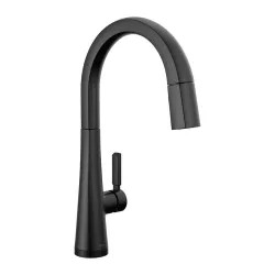 Click here to see Delta 9191T-BL-DST Delta Monrovia Touch2O Single Handle Pull-Down Kitchen Faucet, Matte Black - 9191T-BL-DST
