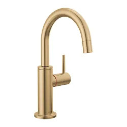 Click here to see Delta 1930LF-H-CZ Delta Contemporary Round Hot Water Faucet, Champagne Bronze - 1930LF-H-CZ