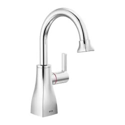 Click here to see Delta 1940LF-H Delta Contemporary Square Instant Hot Water Faucet, Chrome - 1940LF-H
