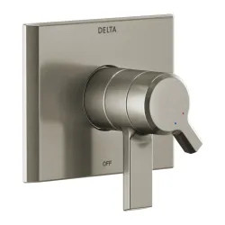 Click here to see Delta T17099-SS-PR Delta Pivotal Monitor 17 Series Two-Handle Valve Trim, Lever Handles, Lumicoat Stainless Steel - T17099-SS-PR