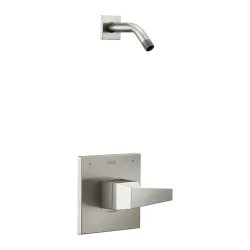 Click here to see Delta T14243-SS-PR-LHD Delta Trillian Monitor 14 Series Single-Handle Shower Faucet, Lever Handle, ADA, Less Showerhead, Lumicoat, Stainless - T14243-SS-PR-LHD