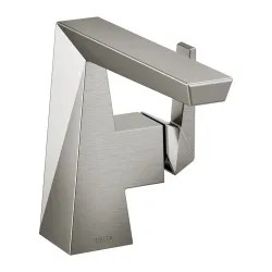 Click here to see Delta 543-SS-PR-MPU-DST Delta Trillian Single Handle Bathroom Faucet w/ Pop-Up, 1.2 GPM, Lumicoat Stainless - 543-SS-PR-MPU-DST