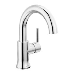 Click here to see Delta 559HAR-GPM-DST Delta Trinsic Single-Handle Bathroom Faucet w/ Pop-Up, Rigid Spout, 1.0 GPM, Chrome - 559HAR-GPM-DST