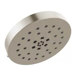 Click here to see Delta 52488-SS-PR Delta 8in H2Okinetic Four-Setting Round Shower Head with UltraSoak, Wall-Mount, 1.75 GPM, Touch-Clean Nozzles, WaterSense, Lumicoat Stainless - 52488-SS-PR
