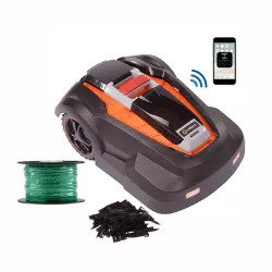 Click here to see MowRo RM24SMRT-EXT MowRo 28V App-Enabled Robot Lawn Mower with Install Kit and 4.0A Battery - RM24SMRT-EXT