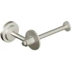 Click here to see Moen DN0709BN Moen Iso Toilet Paper Holder, Brushed Nickel - DN0709BN