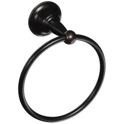 Click here to see Moen DN6886ORB Moen DN6886ORB Sage Hand Towel Ring, Oil Rubbed Bronze