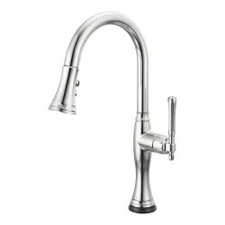 Click here to see Brizo 64058LF-PC Brizo Tulham Chrome Single Handle Pull-Down Kitchen Faucet - 64058LF-PC