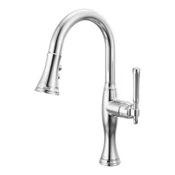 Click here to see Brizo 63958LF-PC Brizo Tulham Single Handle Pull-Down Bar/Prep Faucet, Chrome - 63958LF-PC