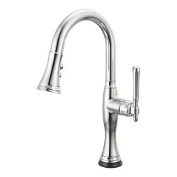 Click here to see Brizo 64958LF-PC Brizo Tulham SmartTouch Single Handle Pull-Down Bar/Prep Faucet, Polished Chrome - 64958LF-PC