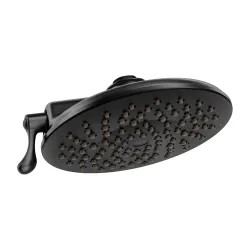 Click here to see Moen S6320EPBL Moen 8in Two-Function Rainshower Shower Head, Round, Immersion Technology, Eco-Performance, 1.75 GPM, WaterSense, Matte Black - S6320EPBL 