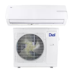 Click here to see Dial 23400-21S-230 Dial 23400-21S-230 Mini-Split Air Conditioning and Heating System, 21 SEER, 23,400 BTU, 230V - Dial 80500