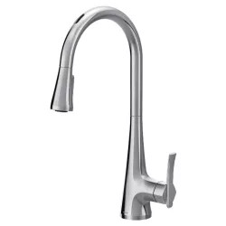 Click here to see Moen S7235EV2C Moen Sinema Smart Motion Control Single Handle High Arc Pull-Down Kitchen Faucet, Chrome - S7235EV2C