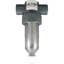 Click here to see Action Filter AFI 1.5-100 Action Machining 1-1/2in Clear Action Filter with 100 Mesh Screen - AFI 1.5-100