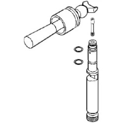 Click here to see Sloan 3337035 Sloan DO-1001-A Handle Kit for Dolphin Flushometer (3337035)