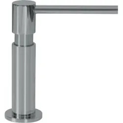 Click here to see Franke UNI-SD-SNI Franke Planar 8 Soap/Lotion Dispenser, Top Refill, Deck Mount, 11.5 Oz, Satin Nickel - UNI-SD-SNI (119.0437.314) 