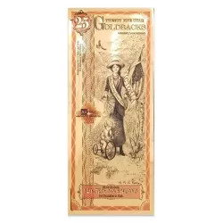 Click here to see   Goldback 25 Bill - Utah, Victoria - 1/40th Troy Oz .9999 - Gold-Minted Bill
