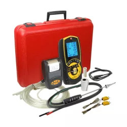 Click here to see Uei C163KIT UEi Residential/Commercial Combustion Analyzer Kit with Differential Pressure Tester, Infrared Printer, and Case - C163KIT