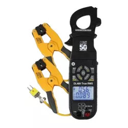 Click here to see Uei DL489COMBO UEi True RMS Clamp Meter Kit with 2-Pc ATTPC3 K-Type Pipe Clamp Probe - DL489COMBO