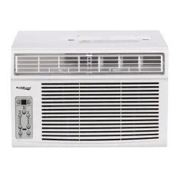 Click here to see Koldfront WAC8003WCO Koldfront 115V Window Air Conditioner with Dehumidifier and Remote Control, 8000 BTU, 115V, Electronic Control Type, White- WAC8003WCO