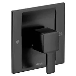 Click here to see Moen TS2711BL Moen 90 Degree Posi-Temp Single-Handle Valve Trim, Lever Handle, Matte Black - TS2711BL