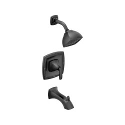 Click here to see Moen T2693BL Moen Voss Posi-Temp Tub/Shower Faucet, 2.5 GPM, 1-Function, Single Lever Handle, M-PACT, Matte Black - T2693BL