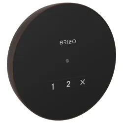 Click here to see Brizo 8CN-220R-RB Brizo Mystix 4-1/8in Venetian Bronze Round Exterior Control with LED Indicator - 8CN-220R-RB