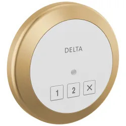 Click here to see Delta 5CN-220R-CZ-PR Delta SteamScape Classic System Exterior Steam Control with 4in Champagne Bronze Trim Ring, Lumicoat Technology, 2-User Presets - 5CN-220R-CZ-PR