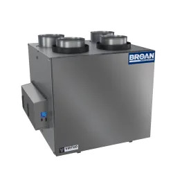 Click here to see Broan B210E75RT Broan-NuTone AI Series Energy Recovery Ventilator (ERV) with 210 CFM, Top-Port - B210E75RT