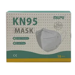 Click here to see Commodity  MUPU Particulate Respirator Mask, KN95, 4 Layer, Box Of 10 - KN95-10