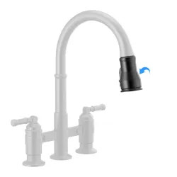 Click here to see Delta RP100833BL Delta Broderick Sprayer Assembly for the Broderick 9190 and 9190T Kitchen Faucet, Matte Black - RP100833BL