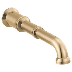 Click here to see Delta T3584LF-CZ-PR-LHP-WL Delta Broderick Two Handle Bathroom Faucet Trim, Wall Mount, 1.2 GPM, Lumicoat Champagne Bronze (Less Handle) - T3584LF-CZ-PR-LHP-WL