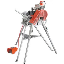 Click here to see Ridgid 95782 RIDGID 920 Roll Groover w/ Wall Roll Sets for Steel, Stainless Steel, and Aluminum - 95782