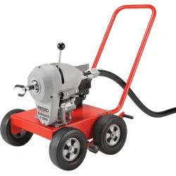 Click here to see Ridgid 48462 Ridgid 48462 K-1500G 115 Volt Sectional Machine With 150' of C-14 Cable, Tools 