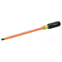 Click here to see Greenlee 0153-17-INS Greenlee 0153-17-INS Insulated Cabinet Tip Screwdriver (3/8
