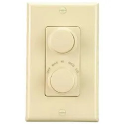 Click here to see Broan 79V Broan-NuTone 4-Speed Fan and Light Wall Control, 120V, Ivory - 79V