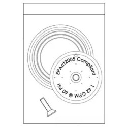 Click here to see T&S Brass 5SV-RK T&S Brass 5SV-RK Repair Kit for Equip Spray Valve