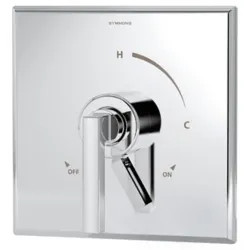 Click here to see Symmons S-3600-TRM Symmons Duro Shower Valve Trim w/ Volume Control, Lever Handles, Polished Chrome - S-3600-TRM