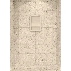 Swanstone SQMK9648NEO.040 Swanstone SQMK96-48NEO-040 Neo Angle Bermuda Sand Shower Wall Kit