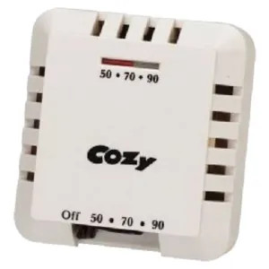 Cozy 74592 Cozy 1” x 4” x 4” Thermostat for Gas-Fired Vented Wall Furnaces - 74592