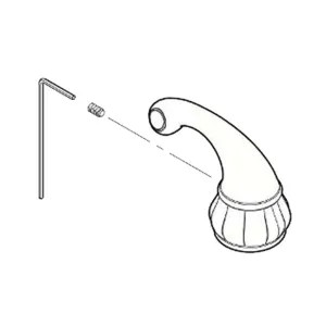Pfister 940-027A Pfister 940-027A Polished Chrome Handle With Screw Set