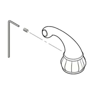 Pfister 940-027J Pfister 940-027J Treviso Handle With Set Screw, PVD Brushed Nickel