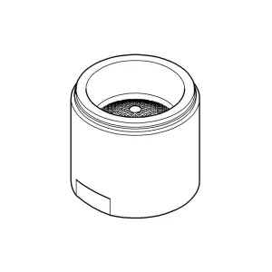 Grohe 7899000 Grohe 07899000 Flow Control for 13144 - StarLight Chrome