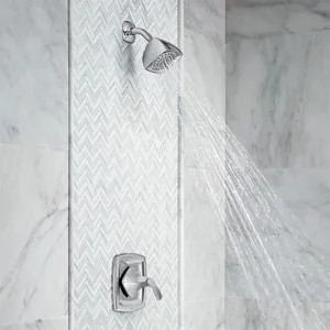 Moen T2692 Moen Voss Posi-Temp Single-Handle Shower Faucet, One-Function, 2.5 GPM, Lever Handle, M-PACT, Chrome - T2692