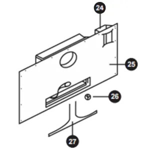 Cozy 80106 Cozy 80106 VC351C Gas-Fired Vented Heater Safety Switch Spill